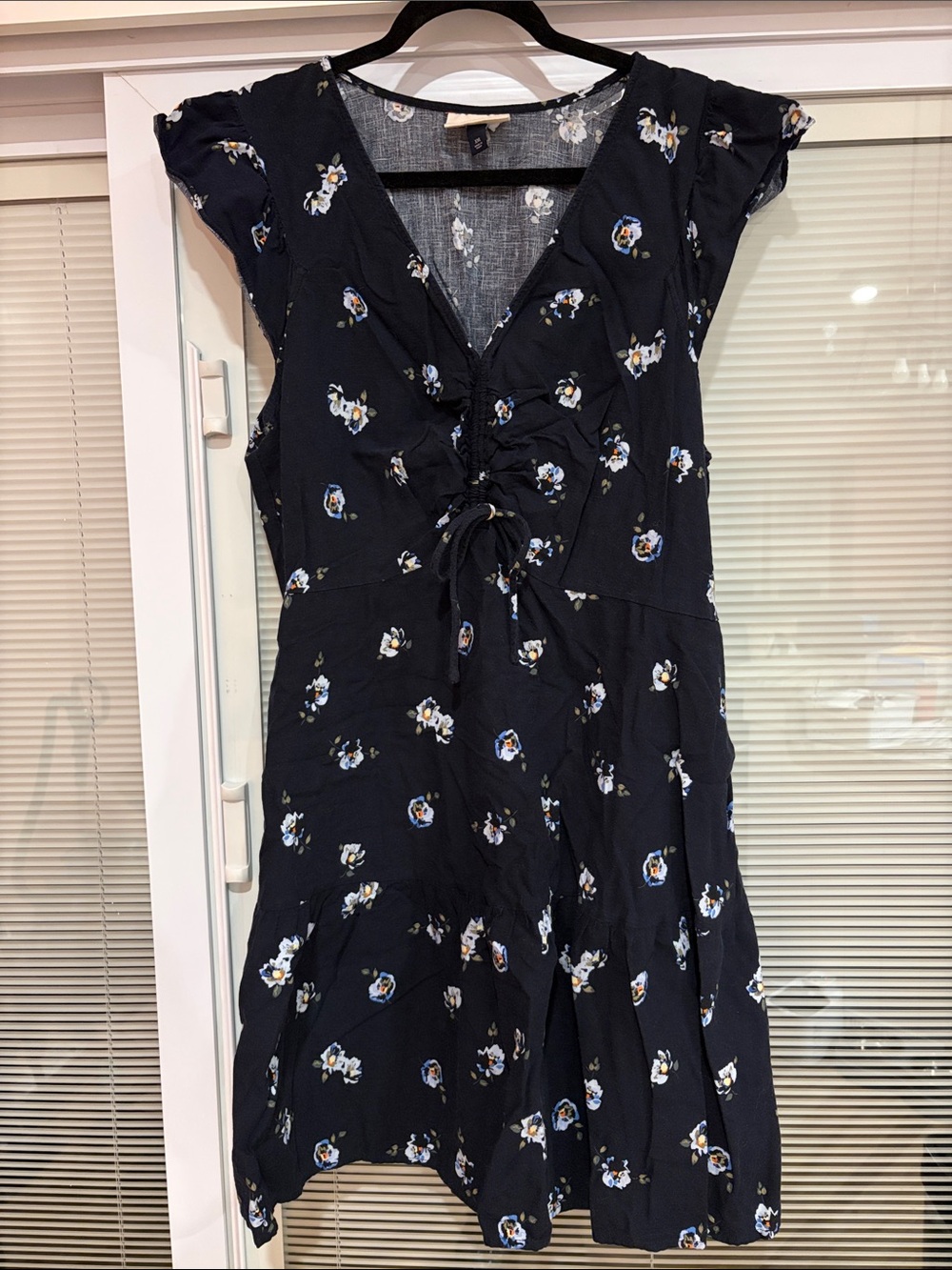 Universal Thread Navy Blue Floral Dress Size XXL